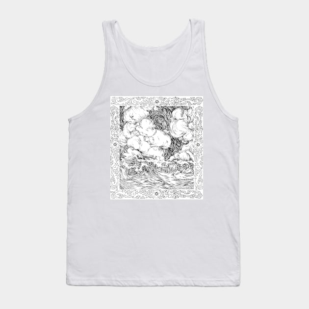 Storm at sea Tank Top by ShumsterArt
